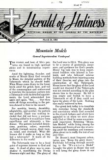 Title Page of Herald of Holiness - March 24, 1954