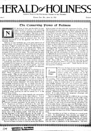 Title Page of Herald of Holiness - April 14, 1915
