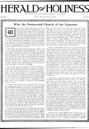 Title Page of Herald of Holiness - July 14, 1915