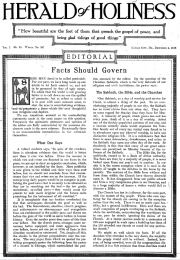 Title Page of Herald of Holiness - December 4, 1918