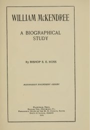 Title Page Image - William McKendree