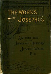 Book Cover Image - The Works of Josephus