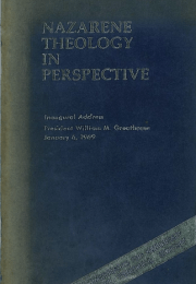 Cover of Nazarene Theology in Perspective
