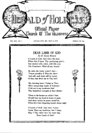 Front page of Herald of Holiness - May 14, 1930