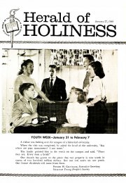 Herald of Holiness - January 27, 1960