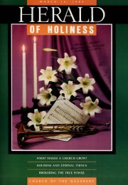Herald of Holiness - March 15, 1989
