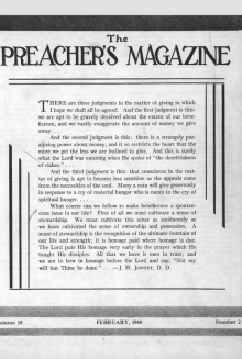 Title Page of Preacher's Magazine