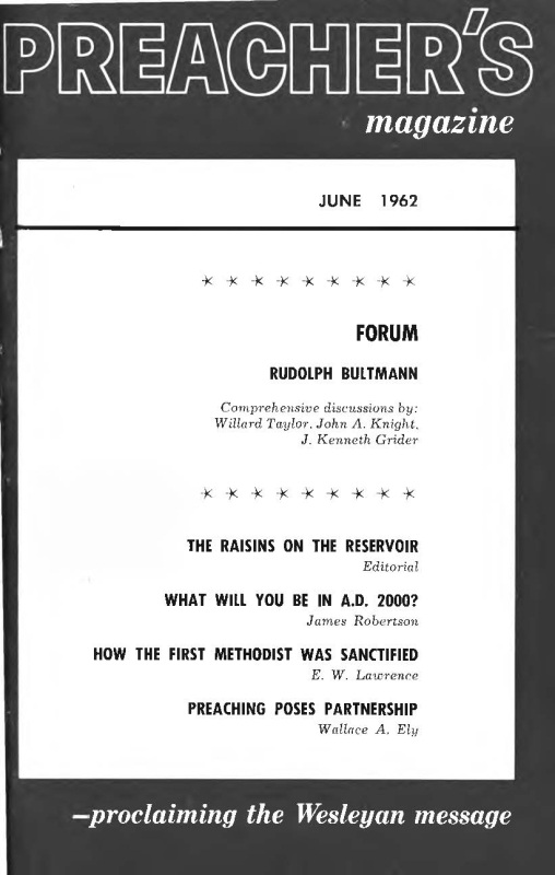 Title Page of Preacher's Magazine