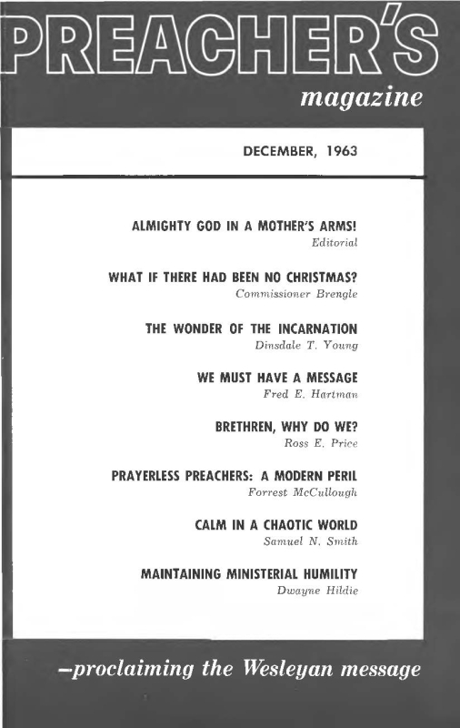 Title Page of Preacher's Magazine