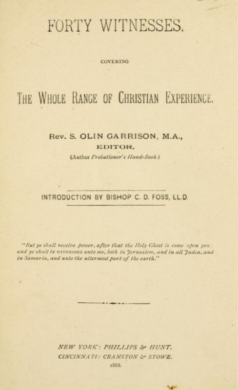 Title Page Image of book Forty Witnesses