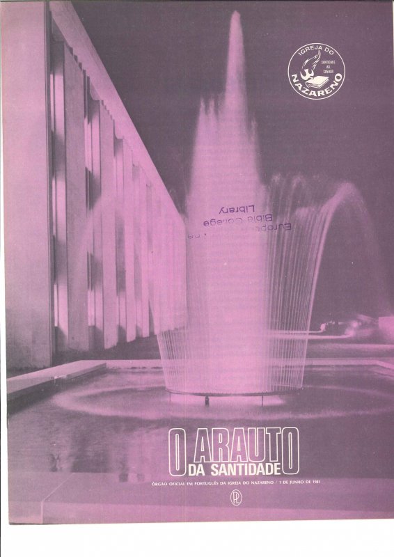 O ARAUTO DA SANTIDADE - 1 DE JUNHO DE 1981