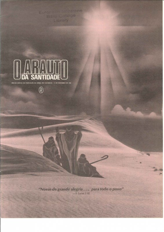 O ARAUTO DA SANTIDADE - 15 DE DEZEMBRO DE 1983