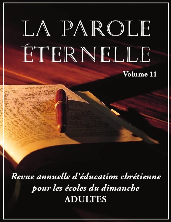 La parole éternelle, volume 11