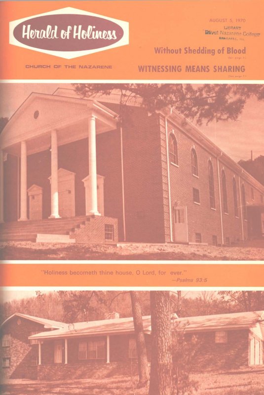 Herald of Holiness - August 5, 1970